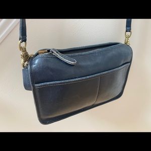 Vintage Coach Crossbody or Shoulder Purse Black